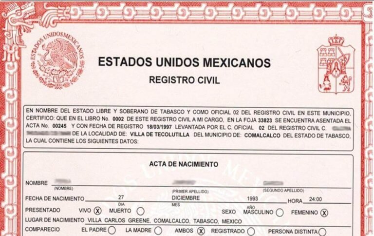⊛ Requisitos para Registrar a un Bebé en Mexico