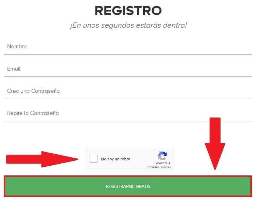 Facturación Smart: registro web